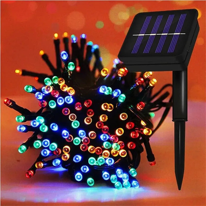 Guirnalda Solar de Luces LED para Exteriores IP65