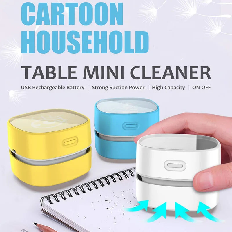 Mini Aspiradora de Escritorio Inalámbrica USB