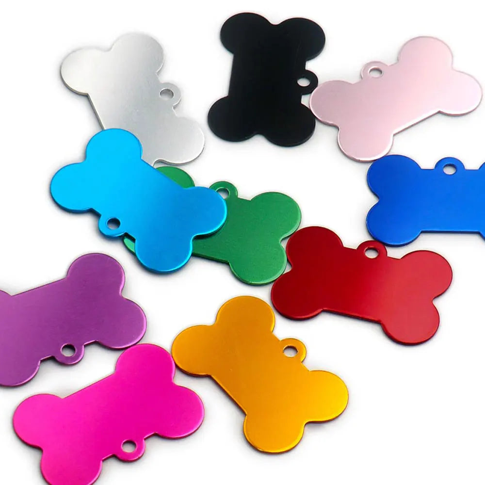 Placa de Identificación Personalizada para Mascotas